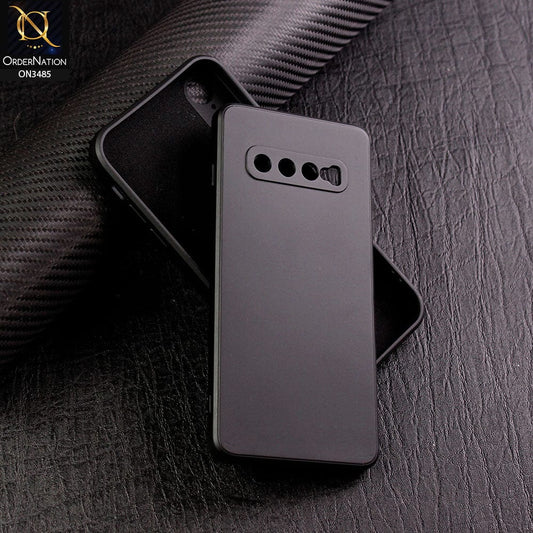 Samsung Galaxy S10 Cover - Black - ONation Silica Gel Series - HQ Liquid Silicone Elegant Colors Camera Protection Soft Case