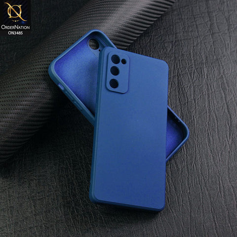 Samsung Galaxy S20 FE Cover - Blue - ONation Silica Gel Series - HQ Liquid Silicone Elegant Colors Camera Protection Soft Case u-4
