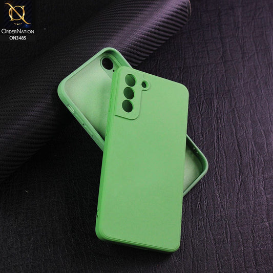 Samsung Galaxy S21 Plus 5G Cover - Light Green - ONation Silica Gel Series - HQ Liquid Silicone Elegant Colors Camera Protection Soft Case