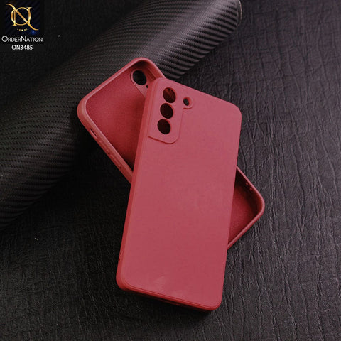 Samsung Galaxy S21 Plus 5G Cover - Red - ONation Silica Gel Series - HQ Liquid Silicone Elegant Colors Camera Protection Soft Case