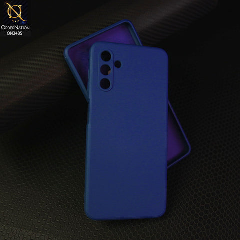 Samsung Galaxy A04s Cover - Blue - ONation Silica Gel Series - HQ Liquid Silicone Elegant Colors Camera Protection Soft Case