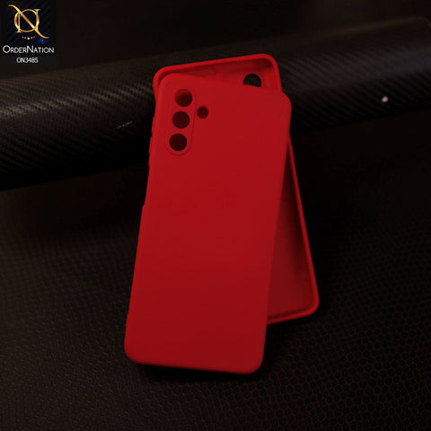Samsung Galaxy A13 5G - Dark Red - ONation Silica Gel Series - HQ Liquid Silicone Elegant Colors Camera Protection Soft Case