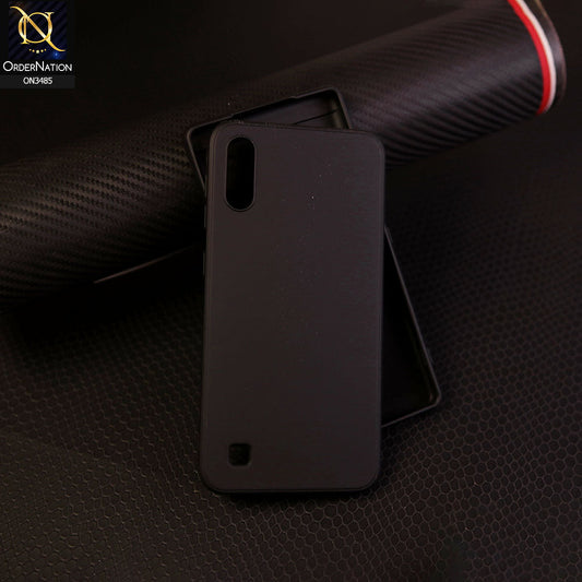 Samsung Galaxy A10 - Black - ONation Silica Gel Series - HQ Liquid Silicone Elegant Colors Camera Protection Soft Case