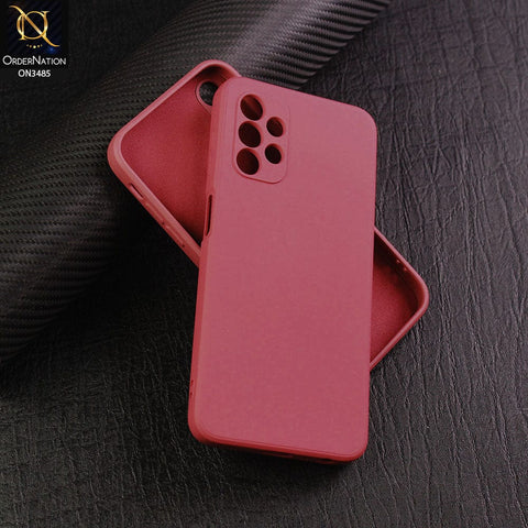 Samsung Galaxy A13 Cover - Red - ONation Bold Series - HQ Liquid Silicone Elegant Colors Camera Protection Soft Case ( Fast Delivery )