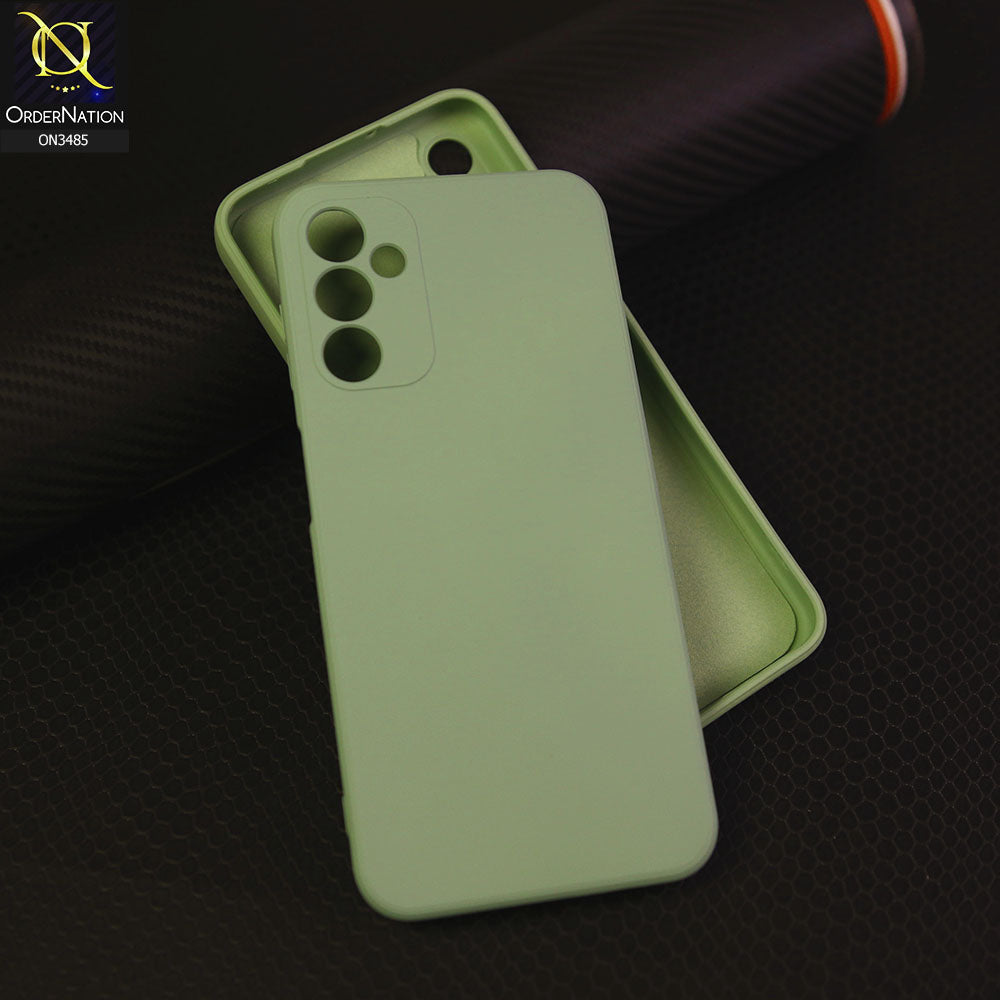 Samsung Galaxy A14 - Light Green - ONation Silica Gel Series - HQ Liquid Silicone Elegant Colors Camera Protection Soft Case