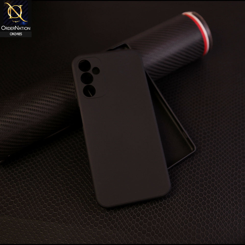 Samsung Galaxy A34 5G - Black - ONation Silica Gel Series - HQ Liquid Silicone Elegant Colors Camera Protection Soft Case