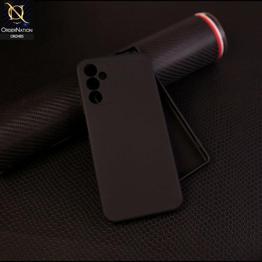 Samsung Galaxy A34 5G - Black - ONation Silica Gel Series - HQ Liquid Silicone Elegant Colors Camera Protection Soft Case