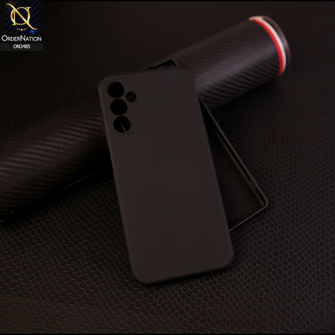 Samsung Galaxy A34 5G - Black - ONation Silica Gel Series - HQ Liquid Silicone Elegant Colors Camera Protection Soft Case