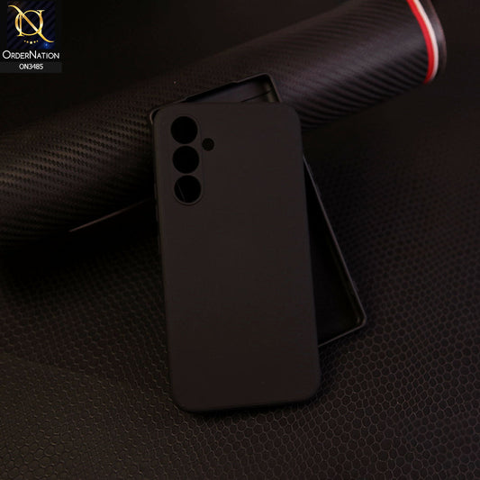 Samsung Galaxy A54 - Black - ONation Silica Gel Series - HQ Liquid Silicone Elegant Colors Camera Protection Soft Case