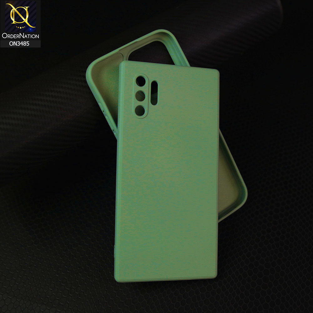 Samsung Galaxy Note 10 Pro Cover - Light Green - ONation Silica Gel Series - HQ Liquid Silicone Elegant Colors Camera Protection Soft Case