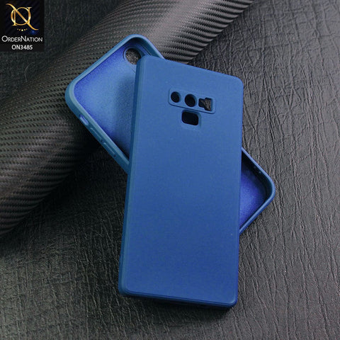 Samsung Galaxy Note 9 Cover - Blue - ONation Bold Series - HQ Liquid Silicone Elegant Colors Camera Protection Soft Case ( Fast Delivery )