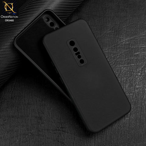 Vivo V17 Pro Cover - Black - ONation Silica Gel Series - HQ Liquid Silicone Elegant Colors Camera Protection Soft Case