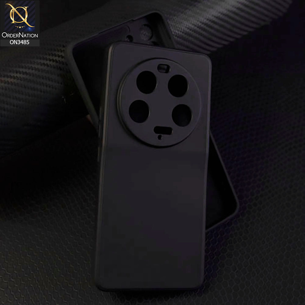 Xiaomi 13 Ultra Cover - Black - ONation Silica Gel Series - HQ Liquid Silicone Elegant Colors Camera Protection Soft Case