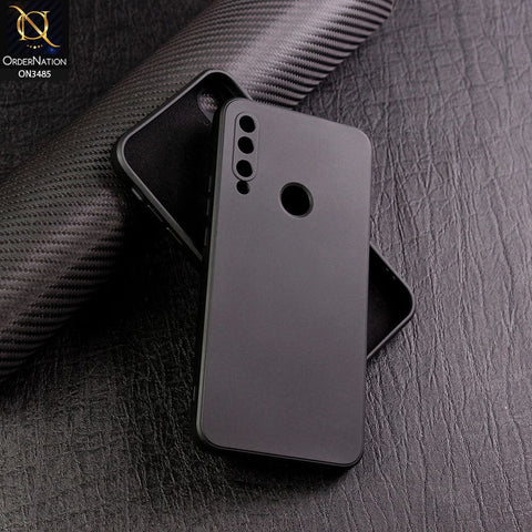 Huawei Y9 Prime 2019 Cover - Black - ONation Silica Gel Series - HQ Liquid Silicone Elegant Colors Camera Protection Soft Case