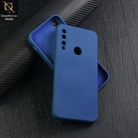 Honor 9X Cover - Blue - ONation Silica Gel Series - HQ Liquid Silicone Elegant Colors Camera Protection Soft Case