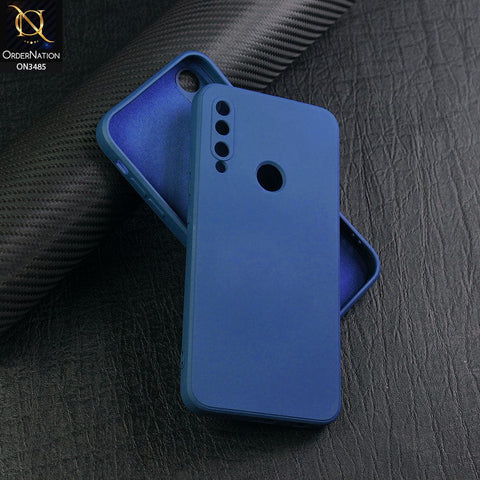 Huawei Y9 Prime 2019 Cover - Blue - ONation Silica Gel Series - HQ Liquid Silicone Elegant Colors Camera Protection Soft Case