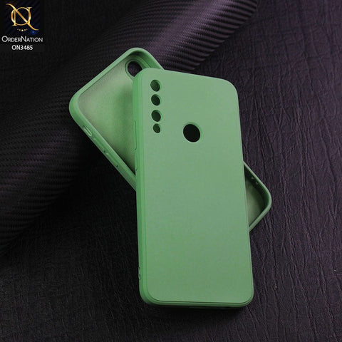 Honor 9X Cover - Light Green - ONation Daisy Series - HQ Liquid Silicone Elegant Colors Camera Protection Soft Case ( Fast Delivery )