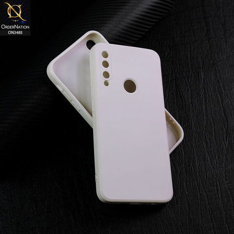 Huawei Y9 Prime 2019 Cover - Off-White (Not Pure White) - ONation Silica Gel Series - HQ Liquid Silicone Elegant Colors Camera Protection Soft Case