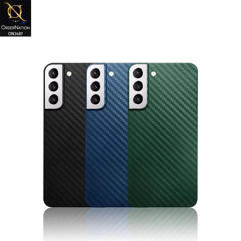 Samsung Galaxy S22 Ultra 5G Cover - Black - K-Doo Carbon Fiber Ultra Thin Protective Case