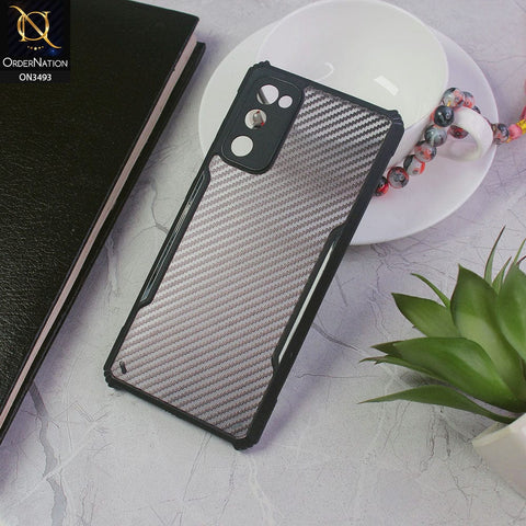 Samsung Galaxy S20 FE Cover - Black - Hybrid Carbon Fiber With Camera Protection Soft Case