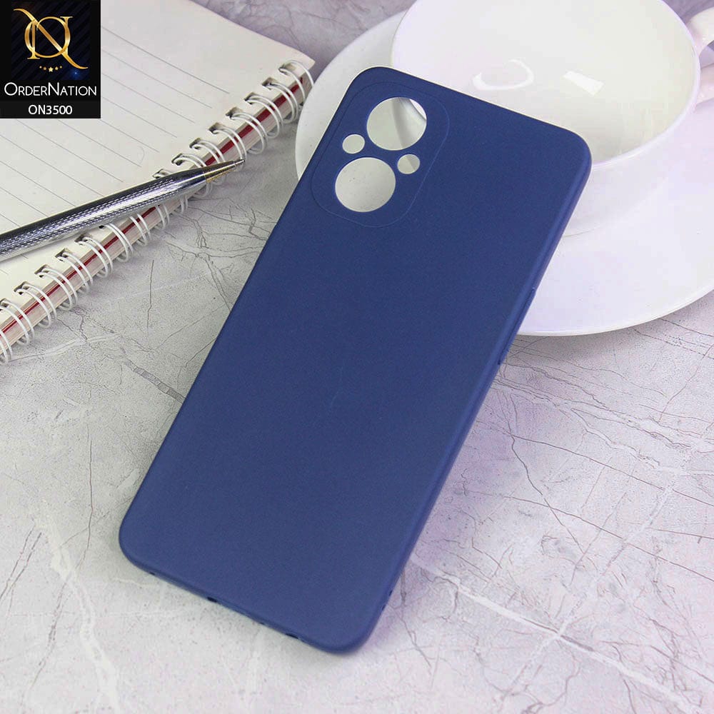 Oppo Reno 7 Lite Cover - blue - Soft Silicone Candy Color Matte Look Camera Protection Case