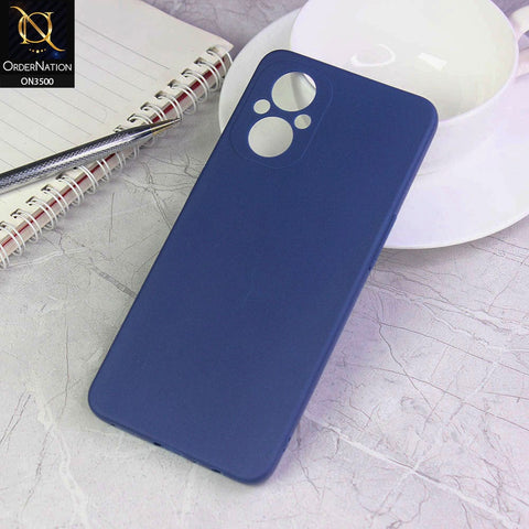 Oppo Reno 7 Lite Cover - blue - Soft Silicone Candy Color Matte Look Camera Protection Case