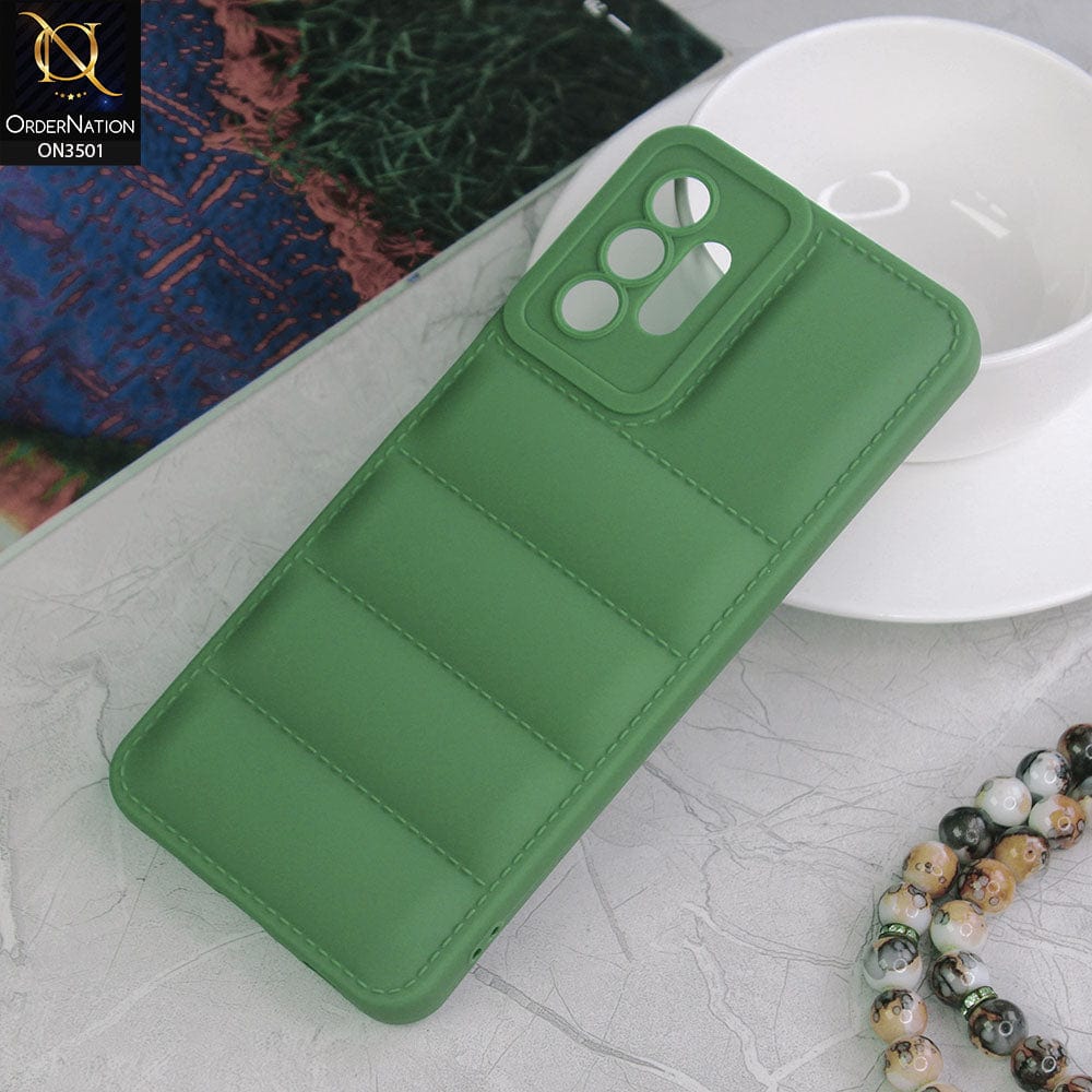 Samsung Galaxy A13 Cover - Green - Anti Drop Scratch Resistant Soft Silicone Camera Protection Case