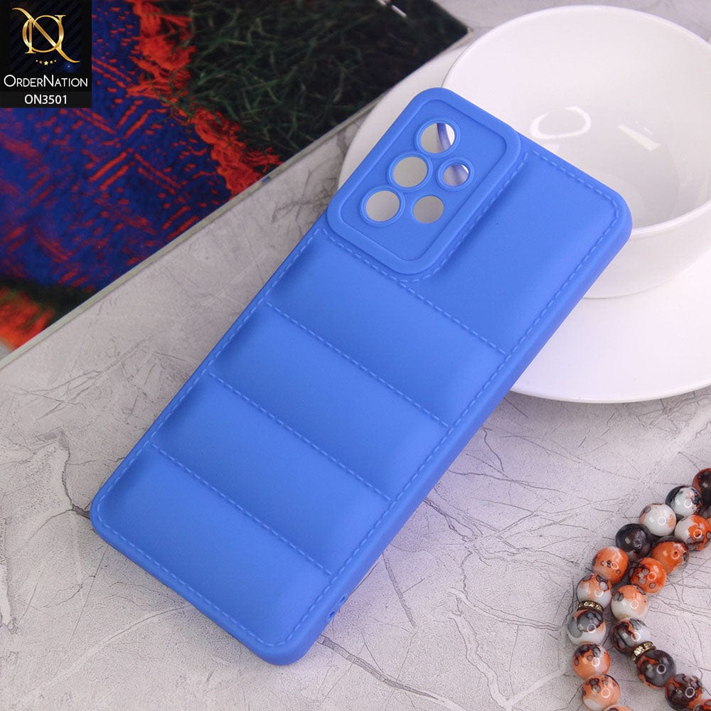Samsung Galaxy A32  Cover - Blue - Anti Drop Scratch Resistant Soft Silicone Camera Protection Case