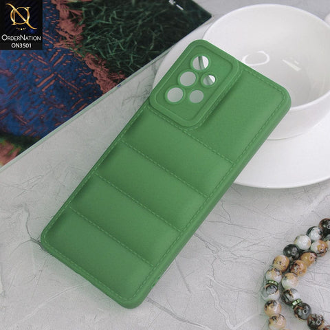 Samsung Galaxy A32  Cover - Green - Anti Drop Scratch Resistant Soft Silicone Camera Protection Case