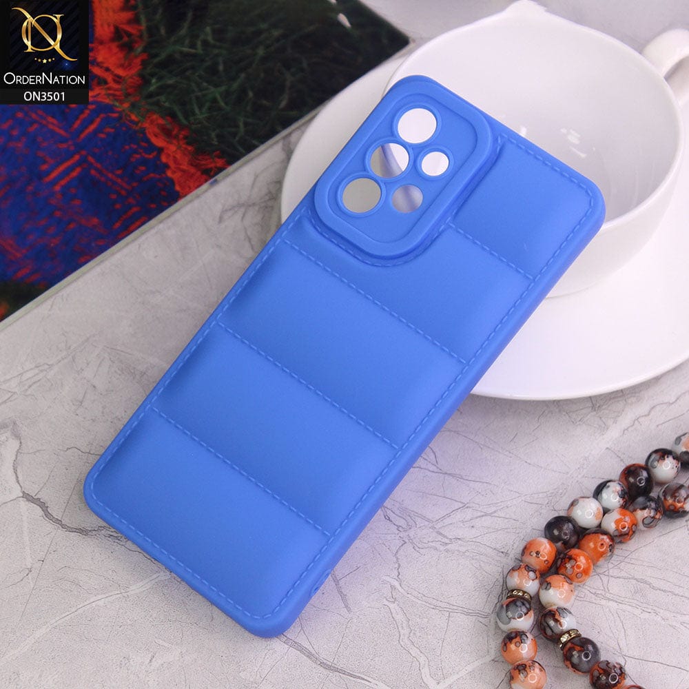 Samsung Galaxy A33 5G Cover - Blue - Anti Drop Scratch Resistant Soft Silicone Camera Protection Case