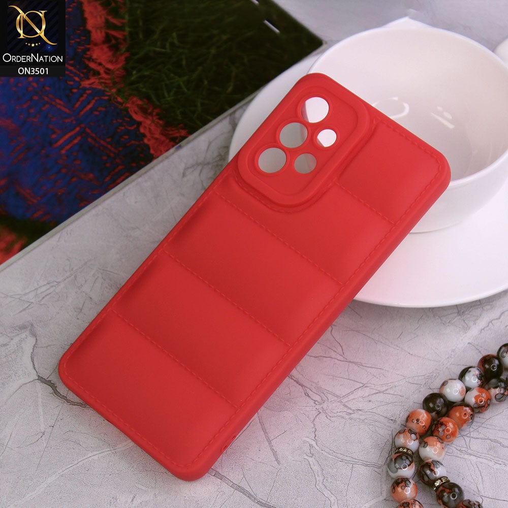 Samsung Galaxy A33 5G Cover - Red - Anti Drop Scratch Resistant Soft Silicone Camera Protection Case