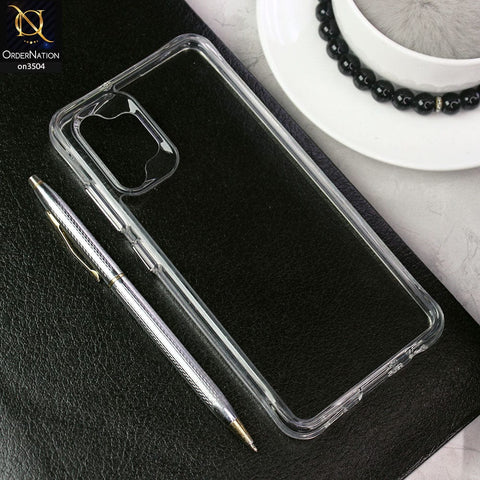 Samsung Galaxy A32 Cover - Transparent - HQ Pure Collection Shock Pocket Technology Anti Yellow Crystal Clear Soft Case