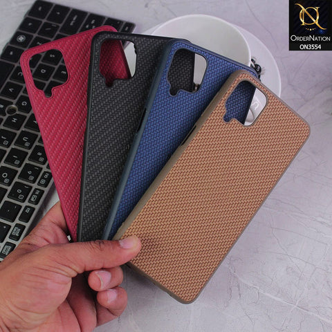 Samsung Galaxy A73 5G Cover - Black - Carbon Fiber Texture Soft Silicone Case