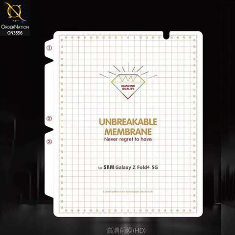 Samsung Galaxy Z Fold 4 5G Protector - 360° Transparent Unbreakable Protective Film Sticker Cover only Inner Full Screen