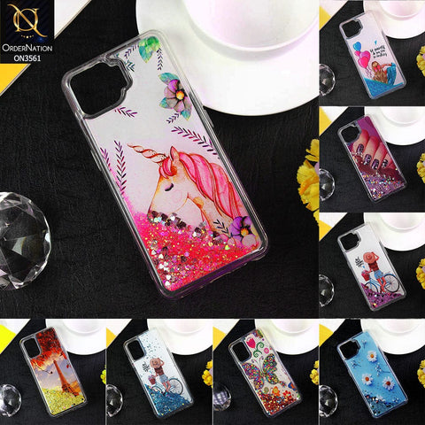 Xiaomi Poco M3 Cover  - Design8 - Soft Silicone Bling Sparkle Moving  Liquid Glitter Case