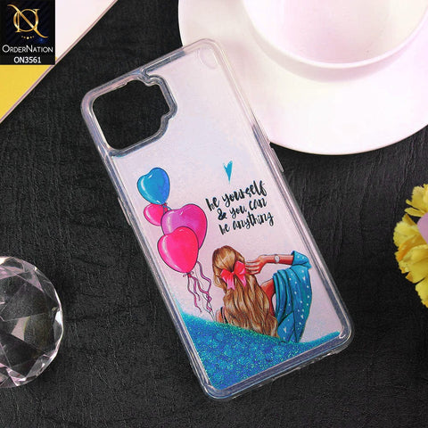 Oppo A73 Cover  - Design2 - Soft Silicone Bling Sparkle Moving  Liquid Glitter Case