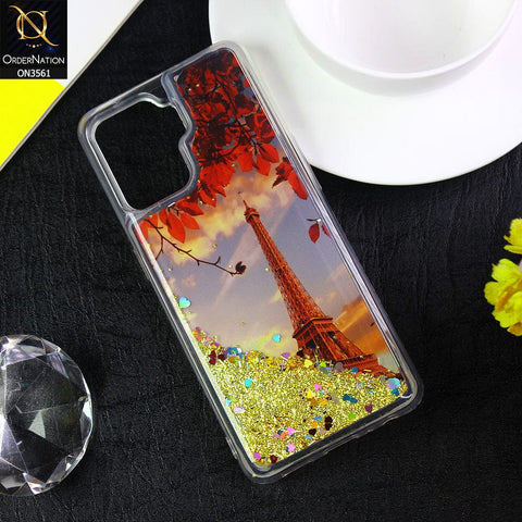 Oppo F19 Pro Cover  - Design5 - Soft Silicone Bling Sparkle Moving  Liquid Glitter Case