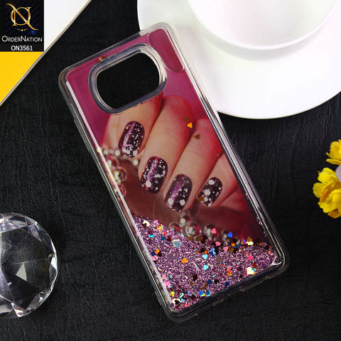 Xiaomi Poco X3 Pro Cover  - Design10 - Soft Silicone Bling Sparkle Moving  Liquid Glitter Case
