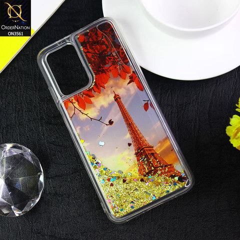 Xiaomi Redmi 10 2022 Cover  - Design5 - Soft Silicone Bling Sparkle Moving  Liquid Glitter Case