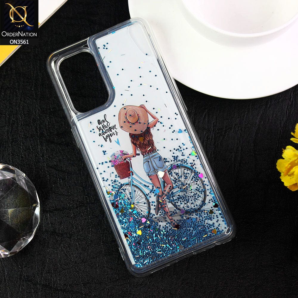Oppo Reno 6 Cover  - Design11 - Soft Silicone Bling Sparkle Moving  Liquid Glitter Case