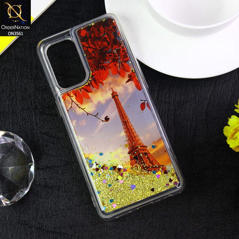 Oppo Reno 6 Cover  - Design5 - Soft Silicone Bling Sparkle Moving  Liquid Glitter Case