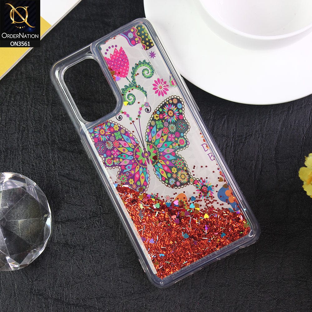 Oppo Reno 6 Cover  - Design6 - Soft Silicone Bling Sparkle Moving  Liquid Glitter Case