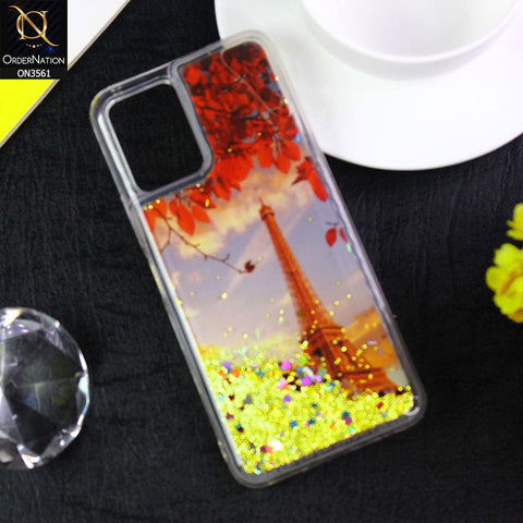 Vivo Y21G Cover  - Design5 - Soft Silicone Bling Sparkle Moving  Liquid Glitter Case