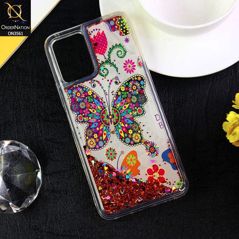 Vivo Y21a Cover  - Design6 - Soft Silicone Bling Sparkle Moving  Liquid Glitter Case