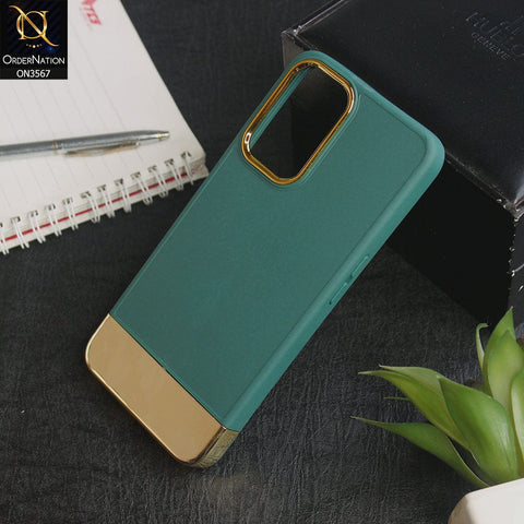 Oppo A54 4G - Green -Camera Electroplated Soft Silicone Case