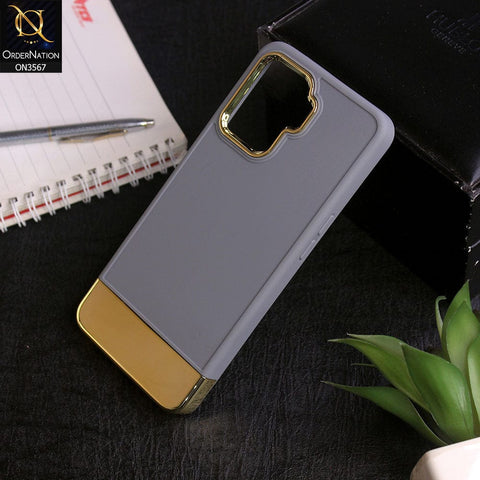 Oppo A94 - Grey -Camera Electroplated Soft Silicone Case