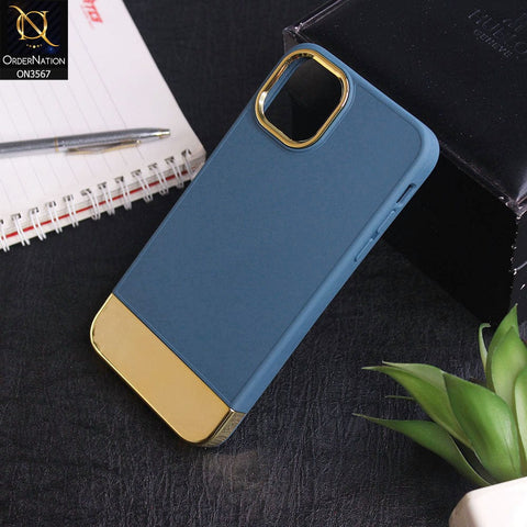 iPhone 11 Pro Max - Blue -Camera Electroplated Soft Silicone Case