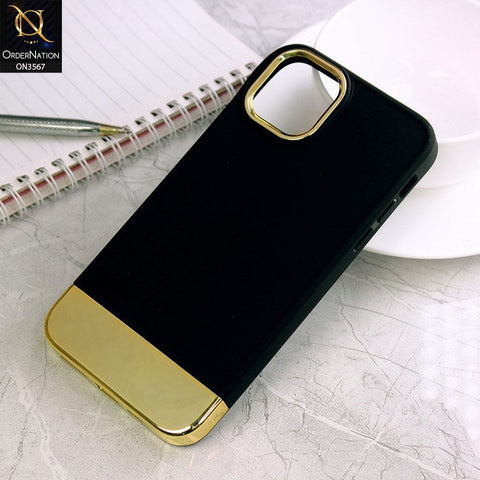iPhone 13 Pro Max Cover - Black - Camera Electroplated Soft Silicone Case