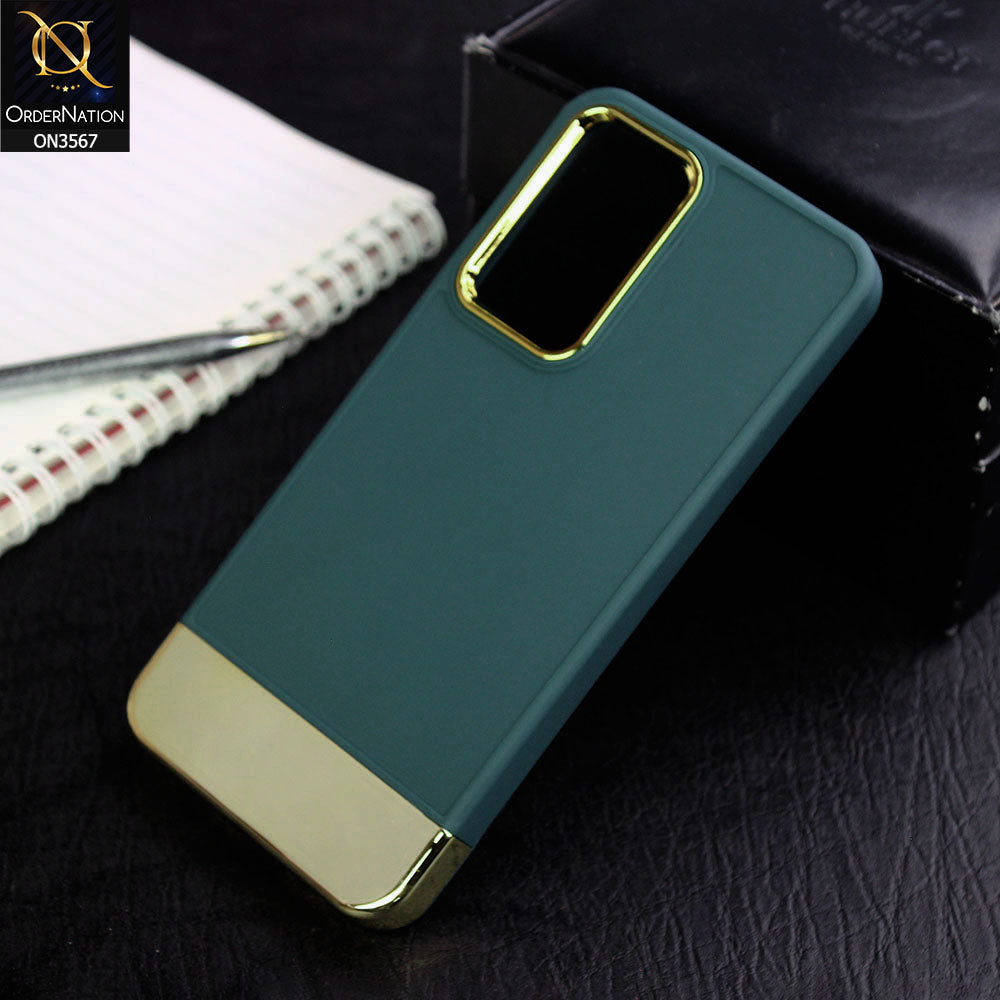 Xiaomi Redmi Note 11 Cover - Green - Camera Electroplated Soft Silicone Case