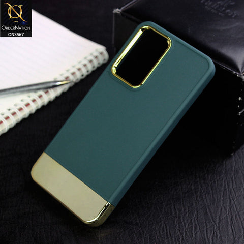 Xiaomi Redmi Note 11S Cover - Green - Camera Electroplated Soft Silicone Case